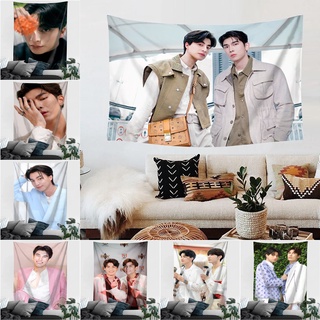 Mewgulf พรมโพลีเอสเตอร์ พร้อมคลิป สําหรับแขวนผนังห้องนอน ตกแต่งบ้าน