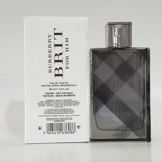 น้ำหอม Burberry Brit For Men EDT 100ml กล่องเทสเตอร์ล๊อตผลิตใหม่