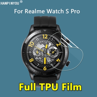 Realme s ฟิล์มป้องกัน 9h คุณภาพสูง ความละเอียดสูง ฟิล์มนุ่ม realme watch s pro ตัวป้องกันสมาร์ทวอทช์ ฟิล์มกันรอยหน้าจอ อุปกรณ์เสริม