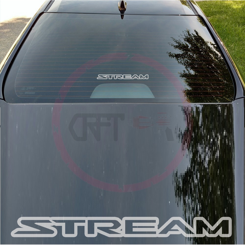 CFS352 Honda Stream RN1 rn2 rn3 rn4 rn5 RN-1 โลโก้สติกเกอร์ไวนิล Decal Stripes Cermin Depan Belakang