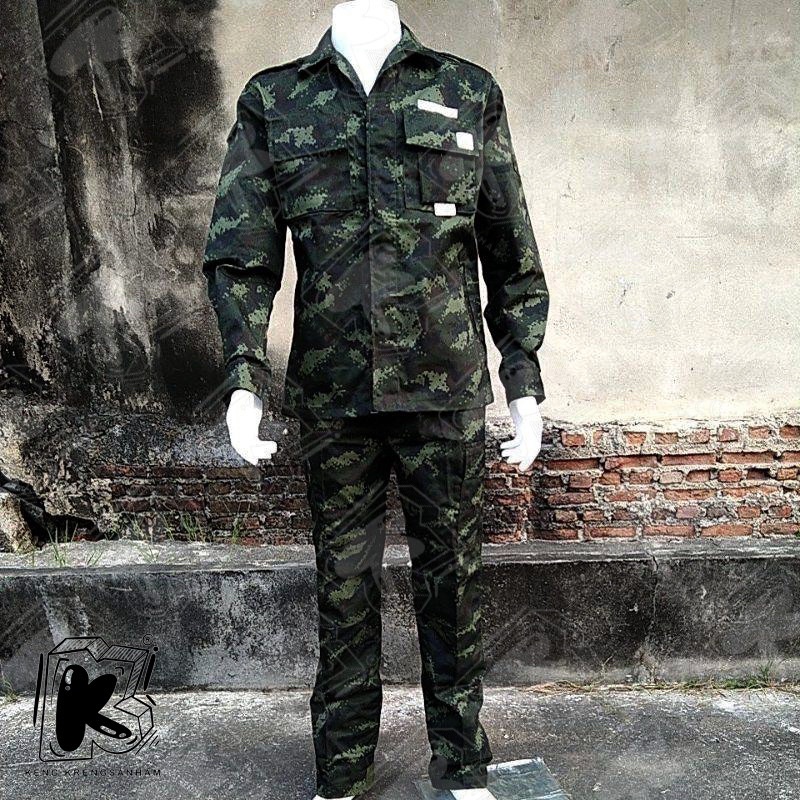ชุดพรางแบบใหม่ชุดพรางทหารบกอย่างดี