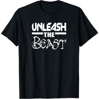 Unleash THE BEAST C380 เสื้อยืด ผ้าฝ้ายแท้ คุณภาพสูง สําหรับออกกําลังกาย ยิม ฟิตเนสS-5XL