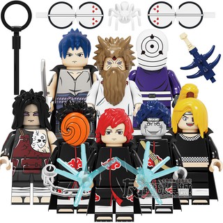 ตัวต่อโมเดลฟิกเกอร์นารูโตะ KF6118 Sasuke Itachi Madara model