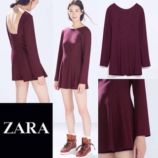 ZARA จั๊มสูทสั้น สีแดง jumpsuit มือ1