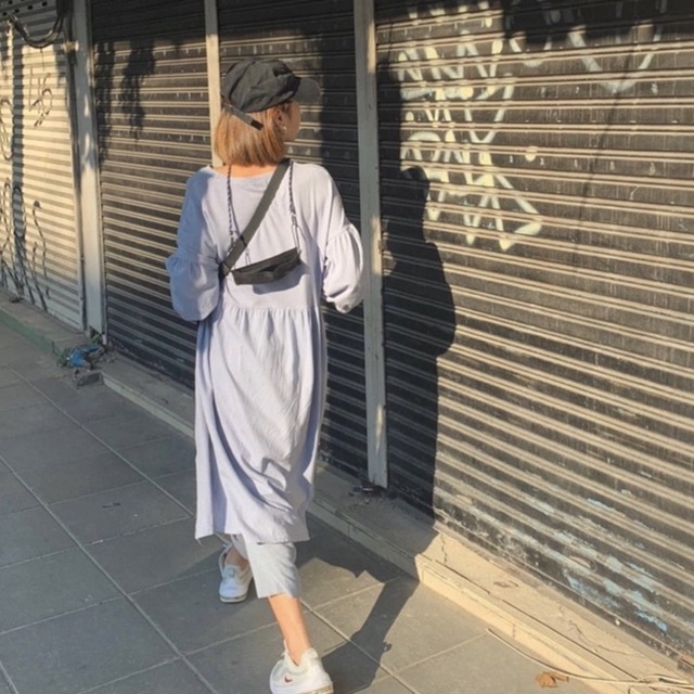 [ส่งต่อ] 3.3 Field trip เดรสยาวสีฟ้า Freesize จาก Aland  ★ พร้อมส่ง ★