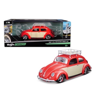 โมเดลรถเหล็ก 1:18 1951 Volkswagen Beetle (Classics) [Maisto]