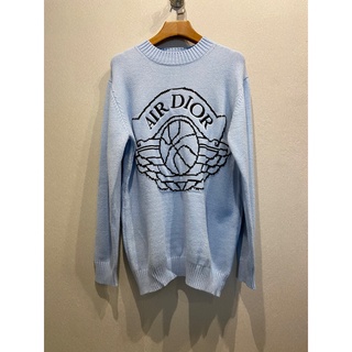 เสื้อผ้าผู้หญิง สเวตเตอร์ Air Jordan Sweater งานสวยไม่ต้องรอพรี Size M อก 42 (สีฟ้าอ่อน)