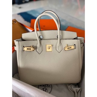 หนังแท้ทั้งใบ💯💯 Her. mes  birkin  Size 30cm