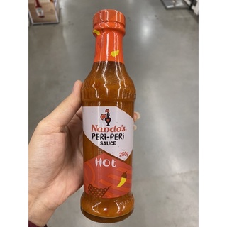 ซอสพริกจิ้มไก่ย่าง แบบรสเผ็ด ตรา นานโด้ส์ 250 G. Peri - Peri Sauce Hot ( Nando’s Brand )