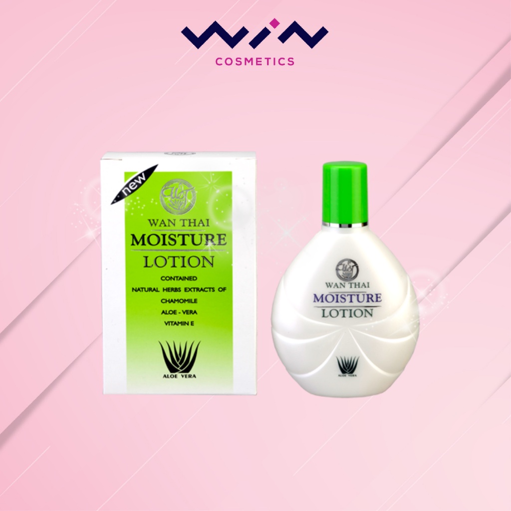 Wan Thai ว่านไทย แท้ 100% มอยซ์เจอร์ โลชั่น  ขนาด 125 ml  สกัดจากสมุนไพร และธรรมชาติ