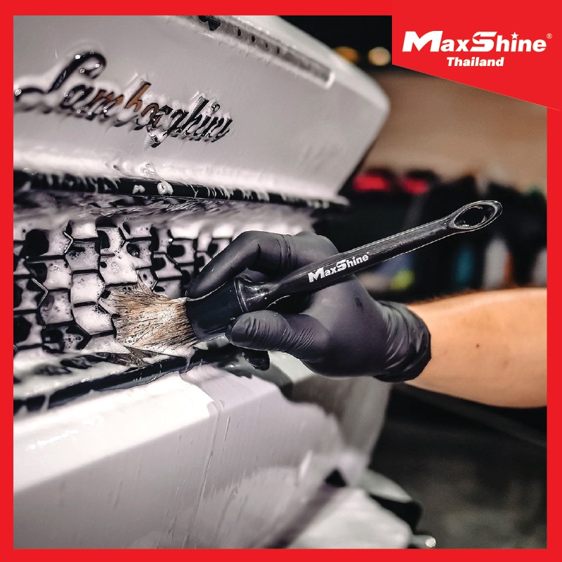 MAXSHINE Premium Interior & Exterior แปรงล้างรถ แปรงดีเทลลิ่ง ขนม้า ขนแน่นไม่หลุดง่าย
