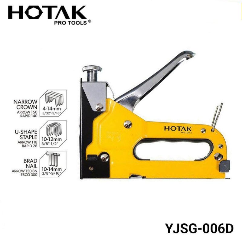 เครื่องยิงแม็ก HOTAK 3 way Stapl ลูกแม็ก 4-14mm. YJSG-006D
