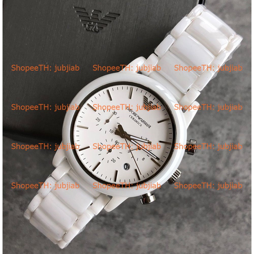 [Pre] AR1499 AR1507 AR1509 43mm Ceramica Mens Watch Emporio Armani นาฬิกาผู้หญิง