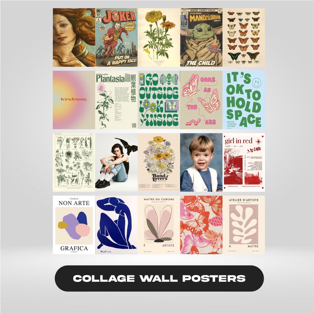 Aesthetic Wall Poster – Aesthetic Room Wall Decor / Room Makeover