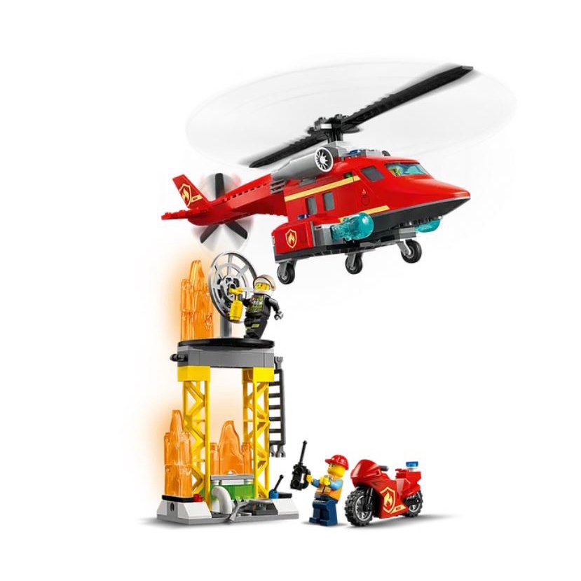 LEGO City Fire Rescue Helicopter 60281 - newbrickshop - ThaiPick