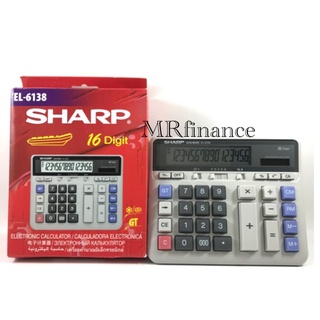 Sharp EL-6138 หน้าจอ 16 หลัก ของใหม่ ของแท้