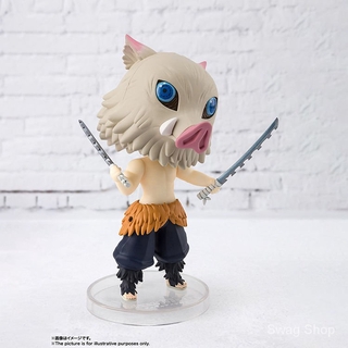 Demon Slayer Hashibira Inosuke Figuarts mini ผีมิเอะ Zhi ขอบ ปากปิงยี่จือช่วย Figure Model