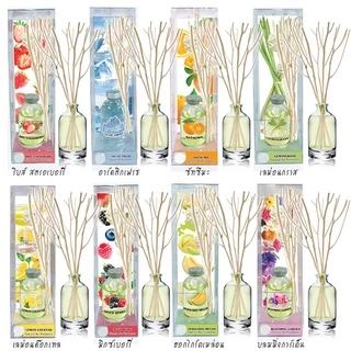 ก้านไม้หอม40ml หอมสดชื่น ปรับอากาศในห้อง ฟุ้งสบายไม้หอม (มีโปร 3 จะแถม 1 แผ่นหอม)