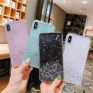 Samsung Galaxy A52 A72 S21 Plus A02S S20 FE A11 A31 A51 A71 A20 A30 A30S A50S A50 Glitter Soft TPU Phone Case