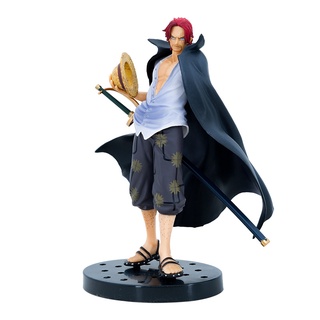 โมเดลฟิกเกอร์ One Piece PVC ผมสีแดง 17 ซม.