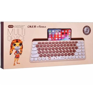 OKER MULTI-DEVICE 2.4GHz+BT3.0 &amp; BT5.0 KEYBOARD K238