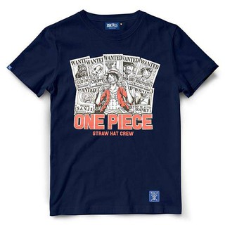 เสื้อยืดอินเทรนด์ผู้ชายอินเทรนด์ผู้หญิงเสื้อยืดวันพีช One piece 755 LUFFY (สีกรม - สีดำ)S-3XL