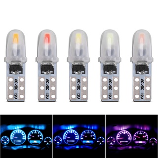 แดชบอร์ดไฟ LED T5 W1.2W W3W COB 3014 2SMD 12V สีฟ้า สําหรับ Toyota Yaris