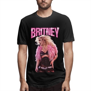 เสื้อยืดพิมพ์ลายเสื้อยืดเสื้อยืดพิมพ์ลายโลโก้ Yayali Britney Spears Of Me Tour สําหรับผู้ชาย
S-4XL