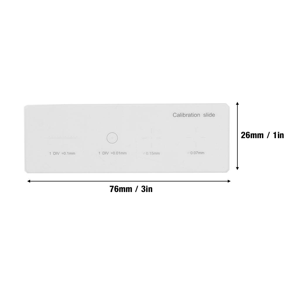 ✿canca✿ Microscope Objective Micrometer Calibration Slide Glass Stage DIV 0.01mm - รูปที่ 7