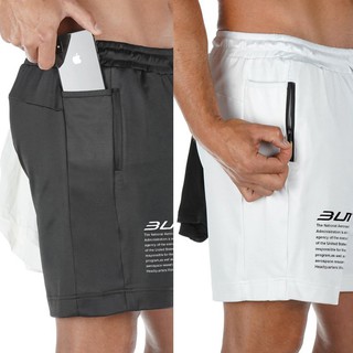 Mens Fitness Running Shorts Men Sports Shorts Quick Drying Training Gym Joggers Sport Short Pants Zip pocket Comfortable 5ZEs