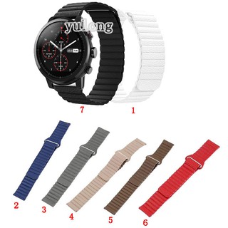 สายสายคล้องหนังวัวแท้สําหรับ Huami Amazfit Stratos 2 2 S 3