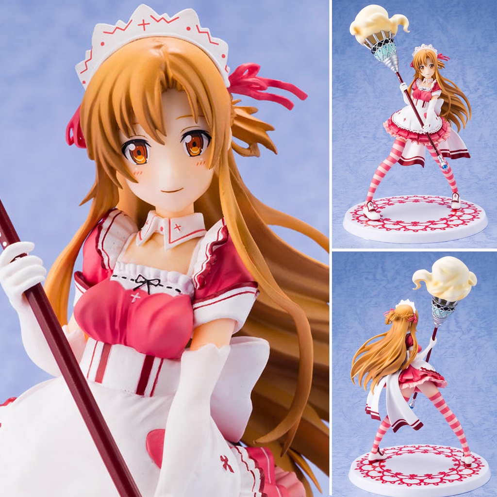 Figure ฟิกเกอร์ Model โมเดล จากการ์ตูนเรื่อง Sword Art Online SAO ซอร์ดอาร์ตออนไลน์ Asuna Yuuki อาสึ