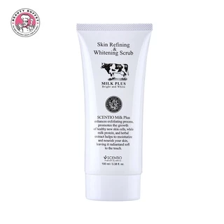 SCENTIO MILK PLUS GEL SCRUB - เซนทิโอ เจลนมขัดผิวขาว (100 ml)
