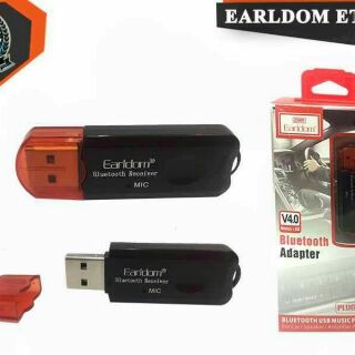 บลูทูธUSB  ยี่ห้อ EARLDOM  รุ่นM -24 ใช้สำหรับโทรศัพท์มือถือเข้าเครื่องเสียงได้ทุกชนิด เสียงดี ของแท้จากบริษัท