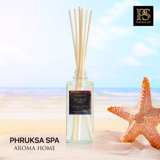 PHRUKSA SPA ก้านไม้หอมปรับอากาศ กลิ่นมอสทะเล 50 มล. (Reed Diffuser Seamoss)แถมฟรี! ก้านไม้หวาย