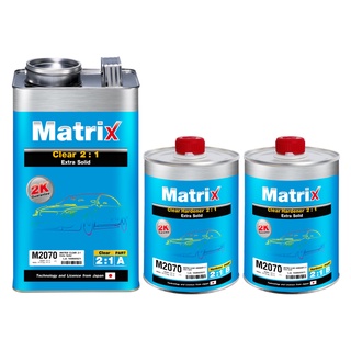 เมทริกซ์ เคลียร์ 2:1 M2070 เอ็กซ์ตร้า โซลิด (MATRIX CLEAR 2:1 M2070 EXTRA SOLID) P/A ขนาด 3.785 L P/B ขนาด 0.946 L