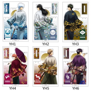 Js GINTAMA Katsura Kotarou Hijikata Toushirou Sakata Gintoki โมเดลฟิกเกอร์อะคริลิค ตั้งโต๊ะ ของเล่นคอสเพลย์