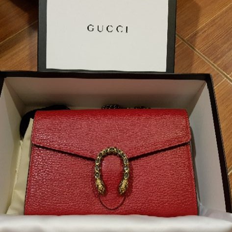 Gucci woc dionysus สีแดง แท้ 100%