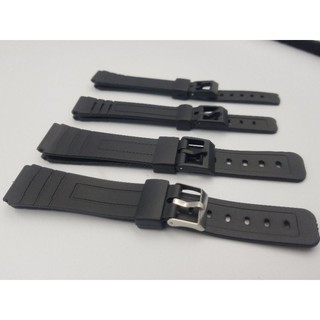 Watch Strap รับประกัน 1 ปี สายนาฬิกา สายยางลายยอดฮิต ขนาด 12 mm 14mm 18mm by GQ watch