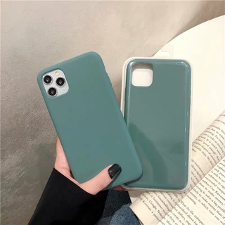 Case สำหรับiphone เคส ด้านในเคสเป็นกำมะหยี่ สีเขียวเข้ม i14pro max,i6,6p,6sp,i7,i8,SE,7p,8p,X,Xs,Xs max,i11,i12pro max