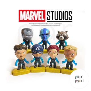 โมเดลอเวนเจอร์ ฮีโร่มาร์เวล (Marvel Avengers)-ฐานทอง- McDonald’s Marvel Avengers Endgame Figures Happy Meal Toys 2019