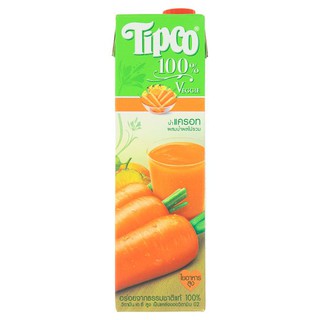 ✨ขายดี✨ ทิปโก้ น้ำแครอทผสมน้ำผลไม้รวม 1 ลิตร Tipco Carrot Juice with Mixed Fruit Juice 1 liter