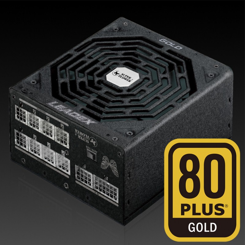 ใช้ Super Flower Leadex Gold 750 W 80+ Gold Certified Fully Modular ATX Power Supply SF-750F14MG