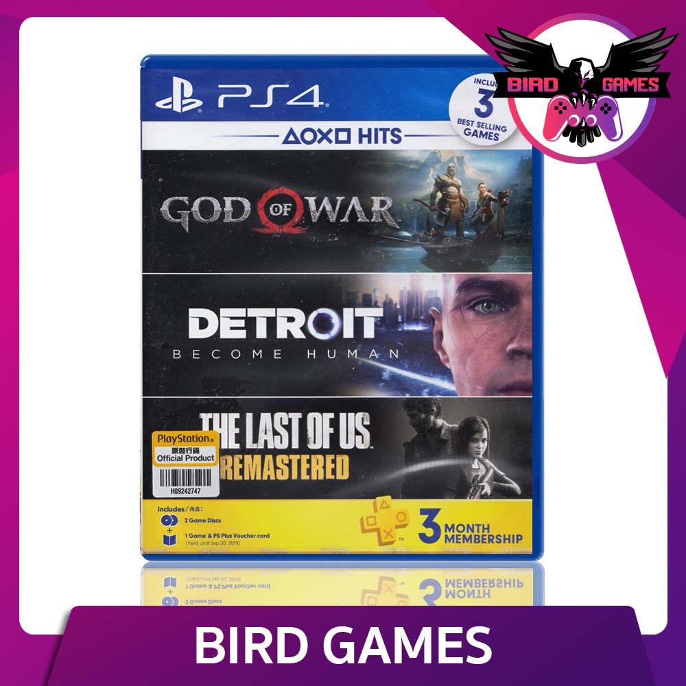 PS4 : God of war + Detroit [z3] [แผ่นแท้] [มือ1]