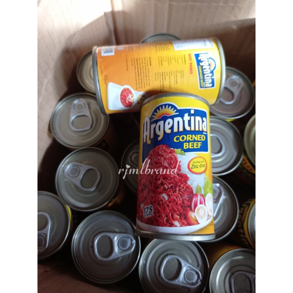 Argentina Corned Beef 175g คอร์นบีฟ เนื้อวัวปรุงสุก เนื้อฝอยกระป๋อง