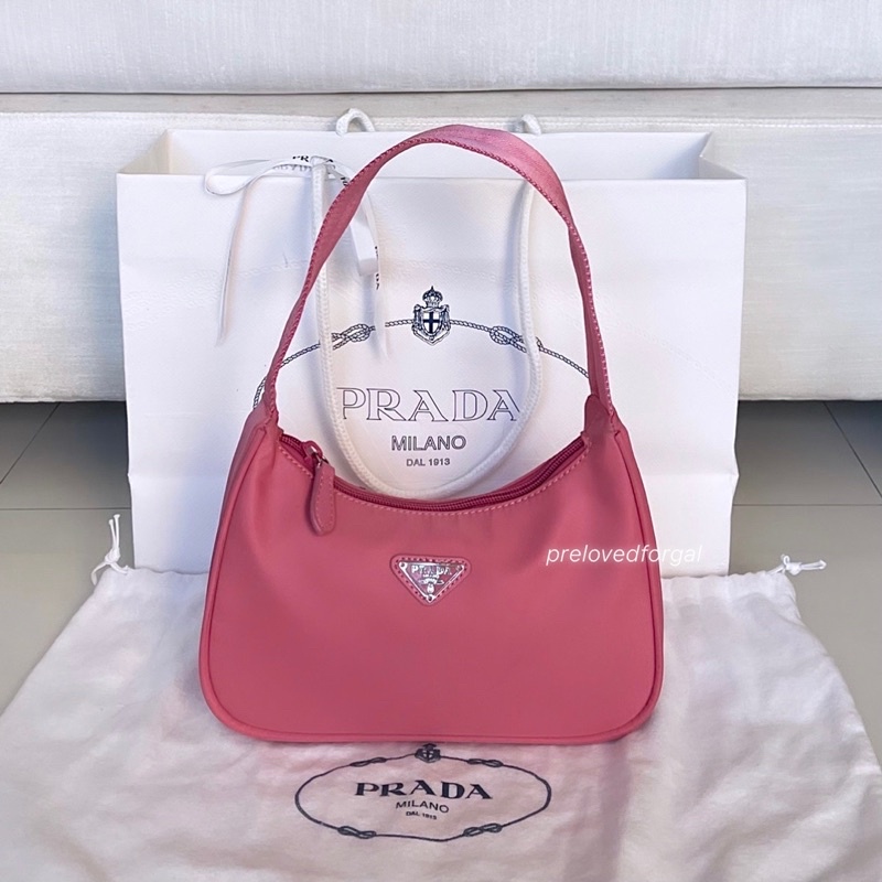 Used once PRADA Hobo Vintage ของแท้ 100% Prada re edition