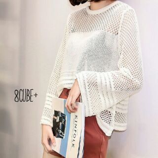 welcome autumn knit blouse: