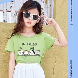 K-2264เสื้อยืดแขนสั้นเด็กลายการ์ตูนน่ารัก ผ้านุ่มใส่สบาย ลายเยอะ สีครบ ไซส์ครบ **ปลีก-ส่ง**