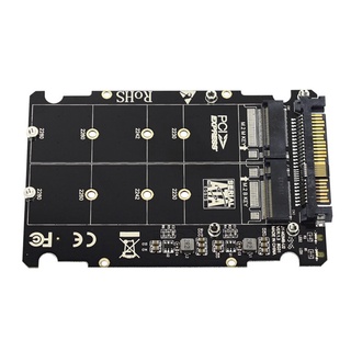 2 in 1 อะแดปเตอร์แปลง M.2 NVME SATA U2PCB M.2 NVME SSD Key M Key B SSD เป็น U.2 SFF-8639 PCIe M2 สําหรับคอมพิวเตอร์ตั้งโต๊ะ dinghingxi1