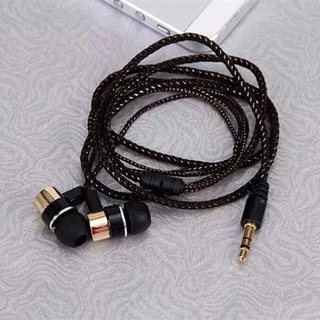 หูฟังชนิดใส่ในหู Mp3/MP4 พร้อมแจ็คไมโครโฟน 3.5 มม. สําหรับโทรศัพท์